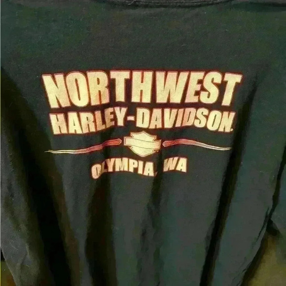 Men’s Harley Davidson Northwest Short Sleeve Blue Tshirt Size XXL - Picture 5 of 5